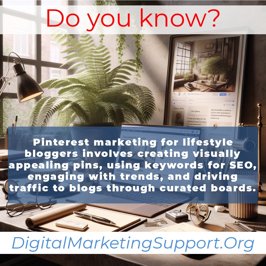 Pinterest marketing for lifestyle bloggers