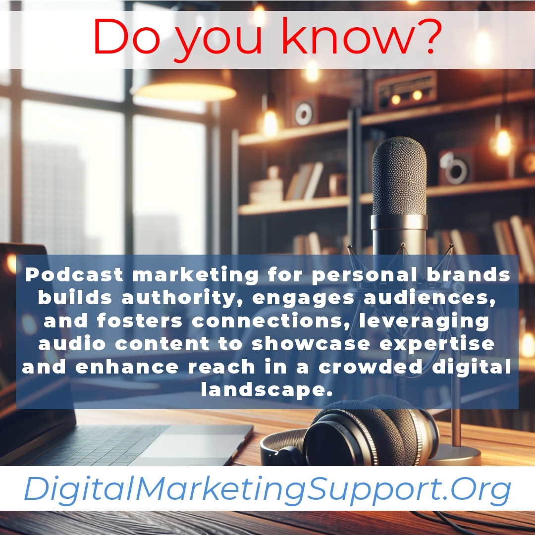 Podcast marketing for personal brands