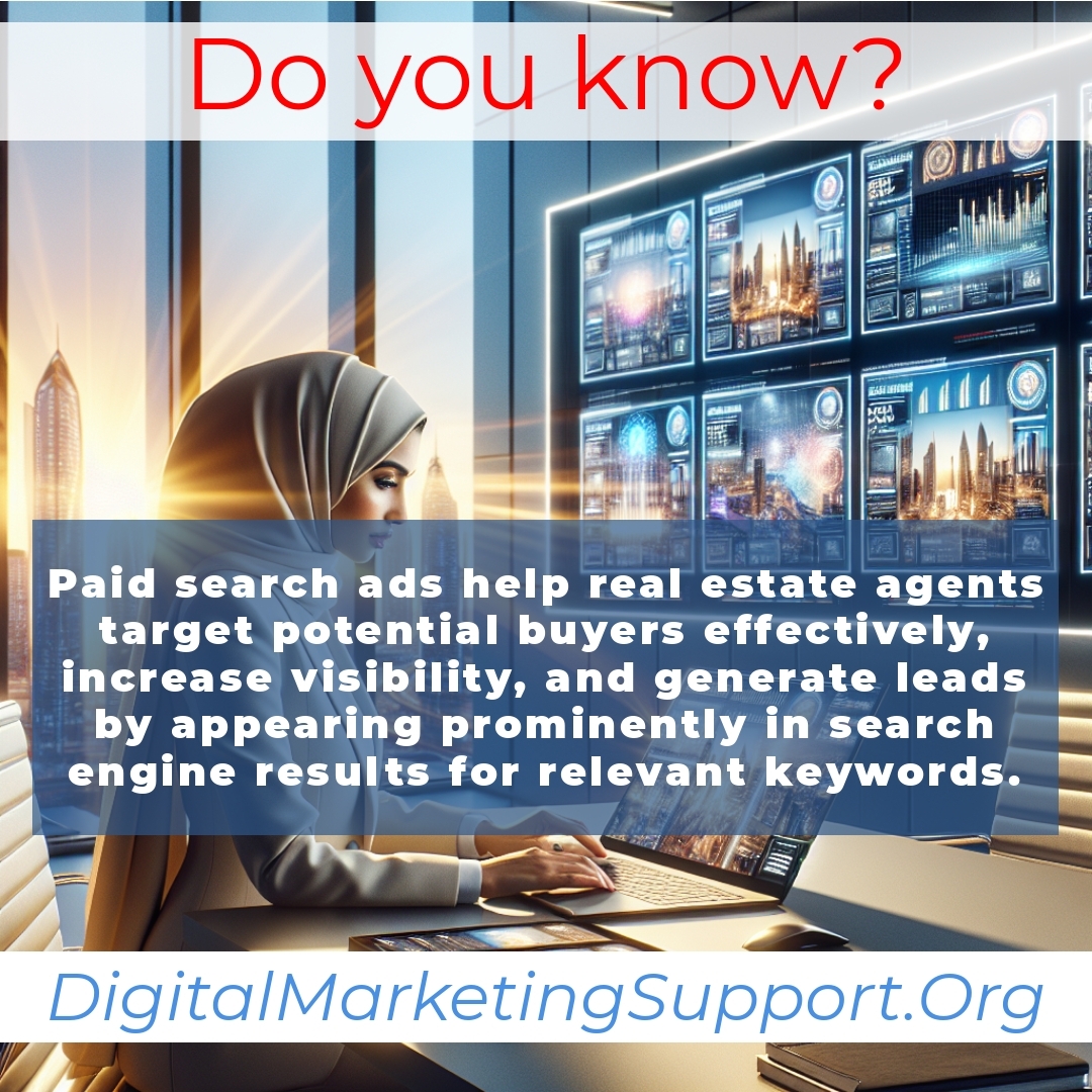 Paid search ads for real estate agents