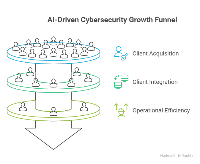 AI-Driven Cybersecurity Growth Funnel
