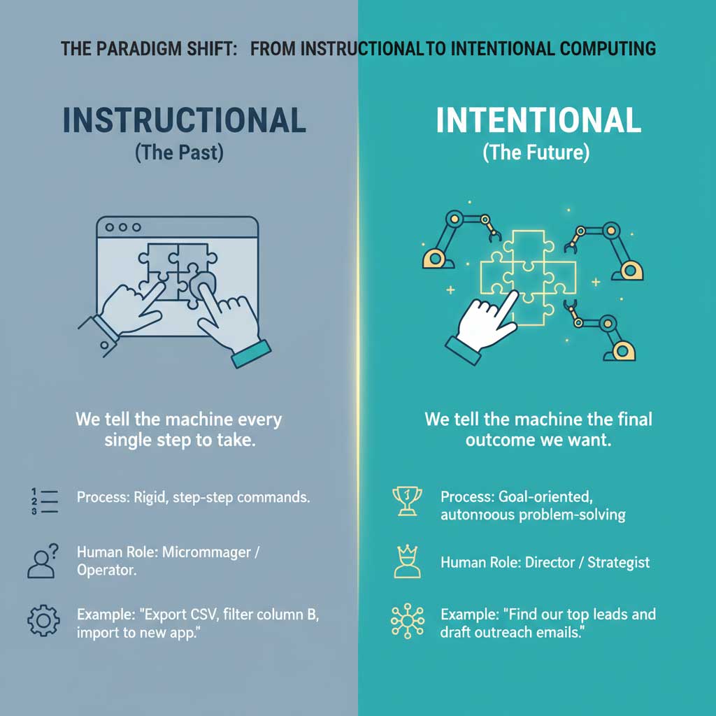The Evolution of Computing: Instructional vs. Intentional