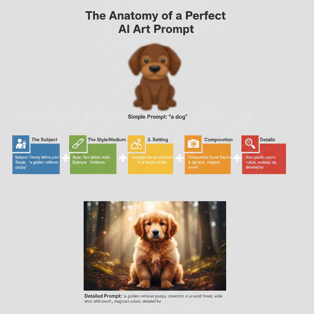 The Anatomy of a Perfect AI Art Prompt