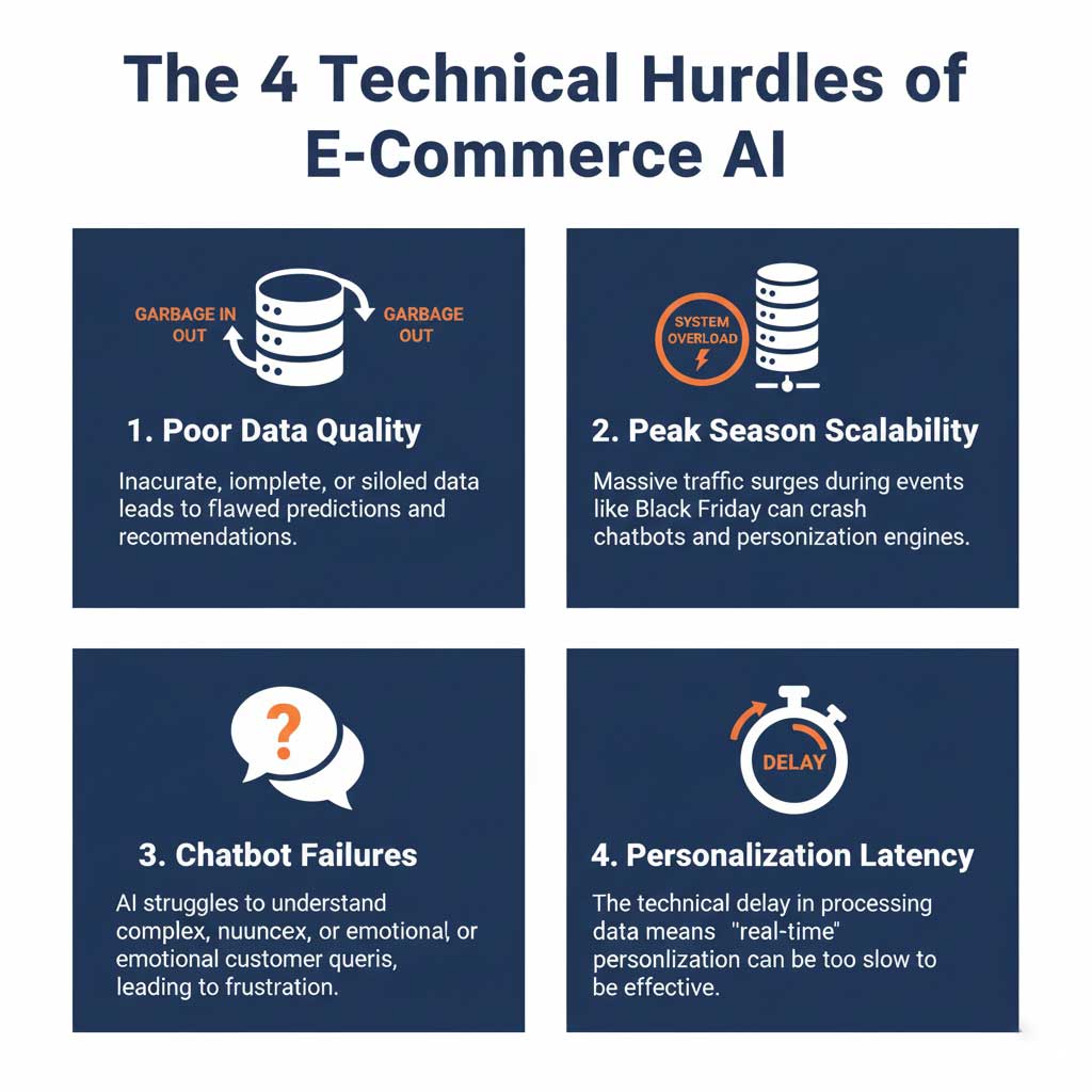 Why E-Commerce AI Fails: The 4 Technical Hurdles