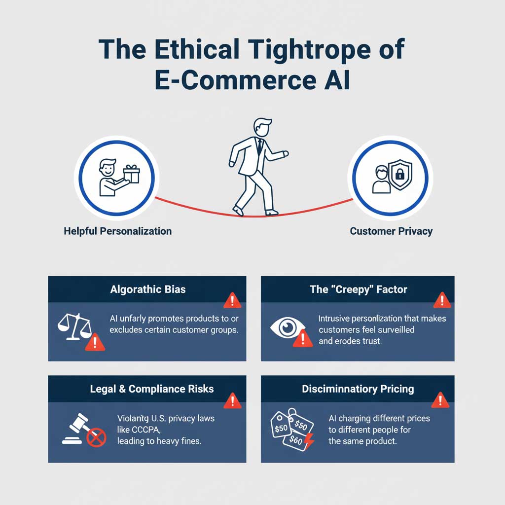 The Ethical Tightrope of E-Commerce AI