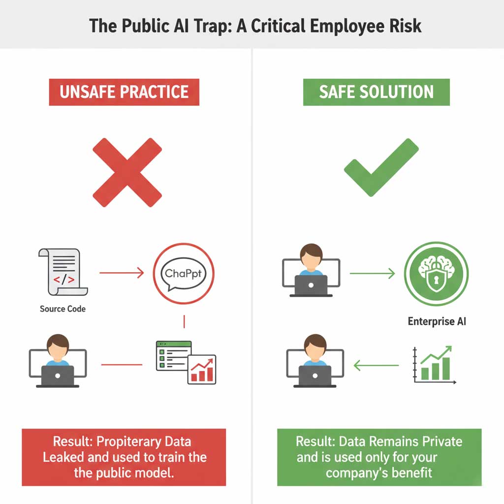 The Public AI Trap: Are Your Employees Leaking Data?