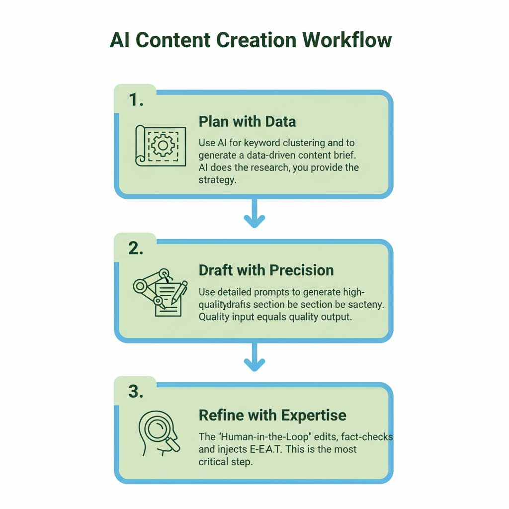 A 3-Step Workflow for AI Content That Ranks