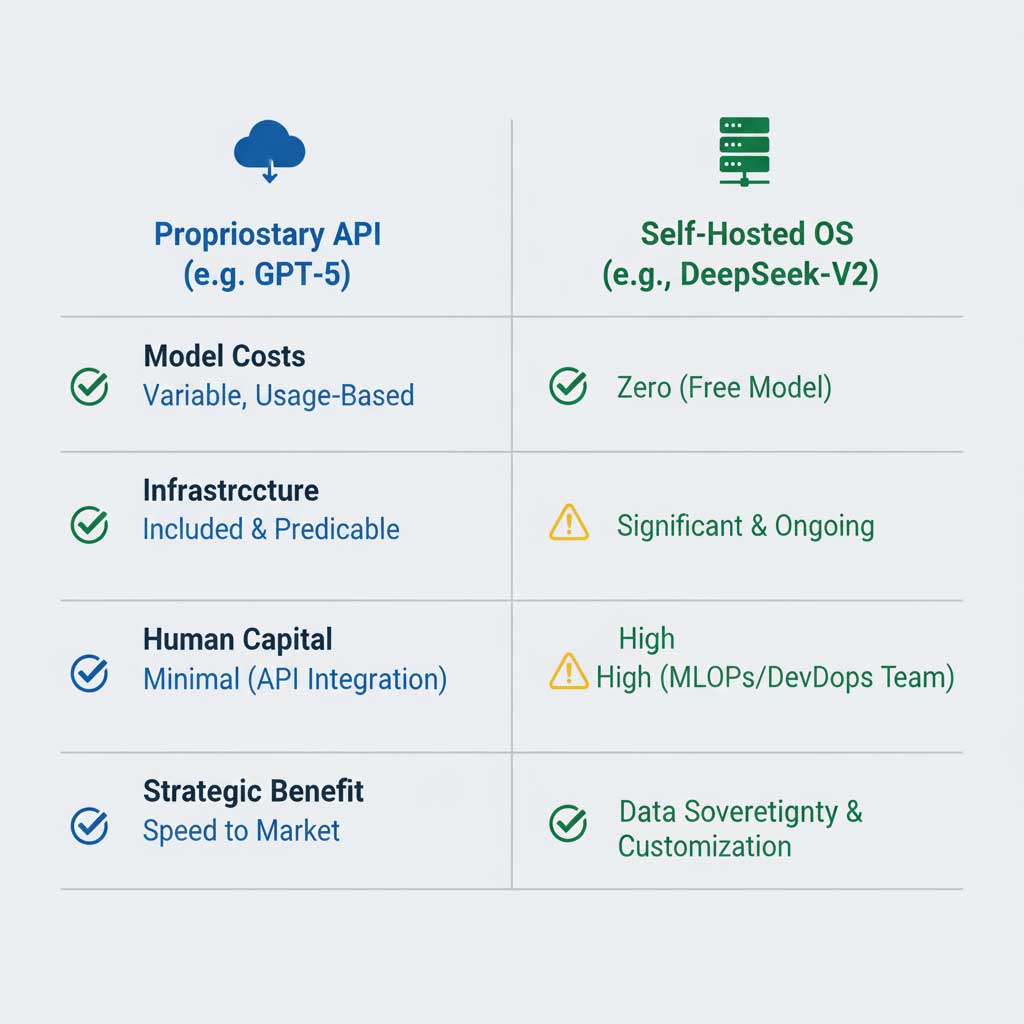TCO Analysis: Proprietary API vs. Self-Hosted Open-Source