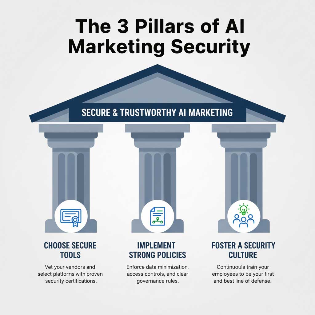 The 3 Pillars of AI Data Security