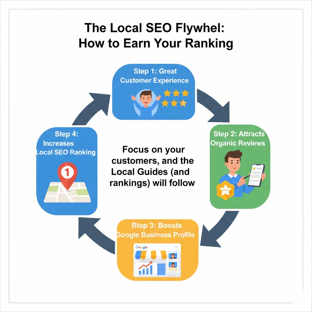 The Local SEO Flywheel: Earning Your Rank