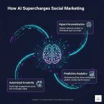 How does AI impact digital marketing strategies on social platforms?