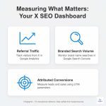 How do I measure the SEO ROI from my X activities?