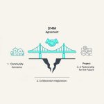 How was the community's initial opposition to the data center resolved?