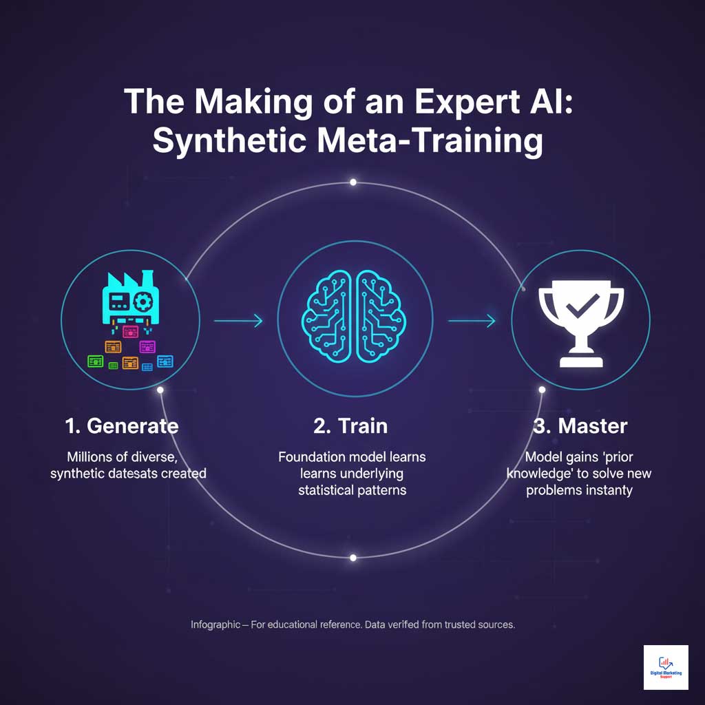 How Synthetic Meta-Training Creates an Expert AI