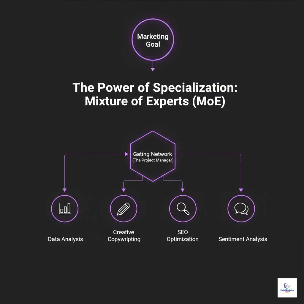 How the Mixture of Experts (MoE) Architecture Works