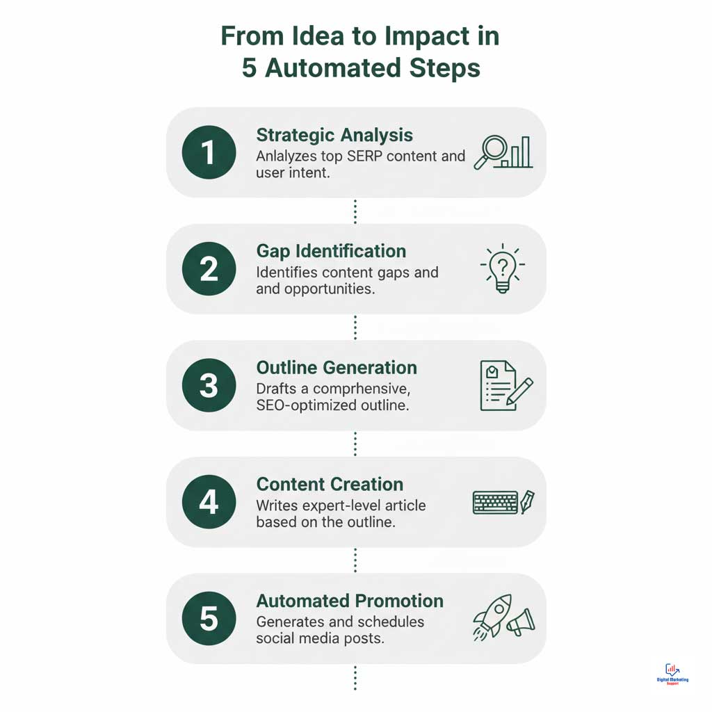 Automated Content Workflow with an Agentic AI