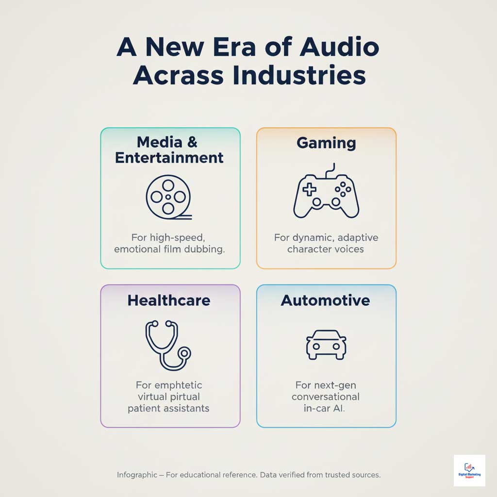 Transforming Industries: Key Applications of Step-Audio-EditX