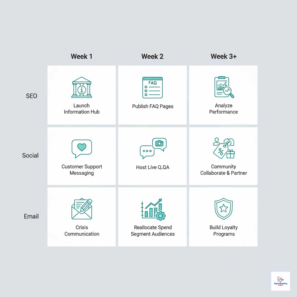 Shutdown Marketing: Your Weekly Action Plan