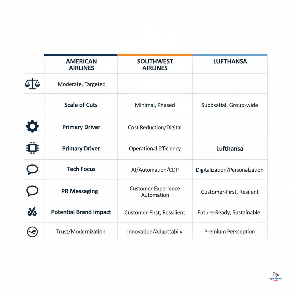 Airline Restructuring Strategies: A Comparative Look