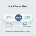 Should I pause acquisition and focus on retention during a housing slowdown?