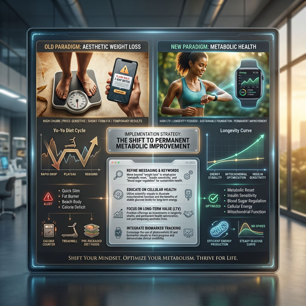 Reframe Weight Loss as "Metabolic Health"