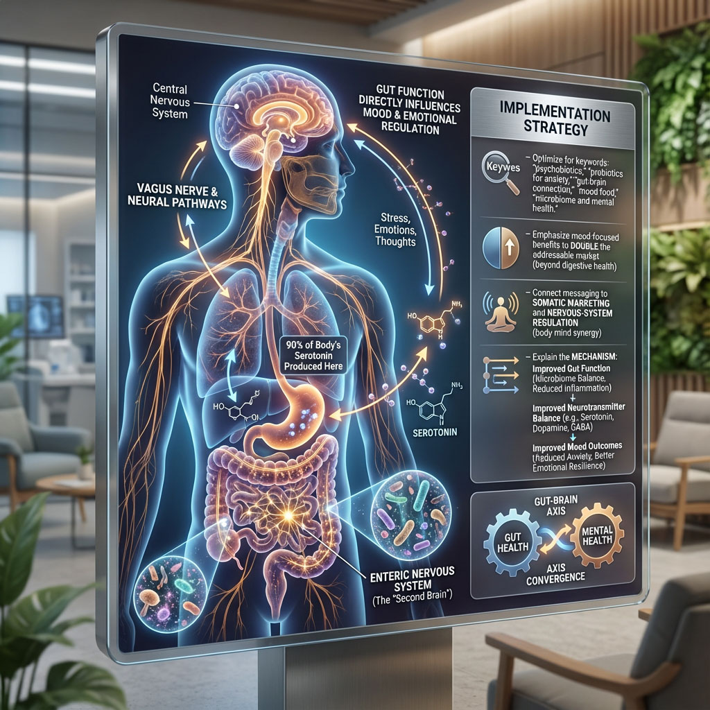 Target the "Gut-Brain Axis"