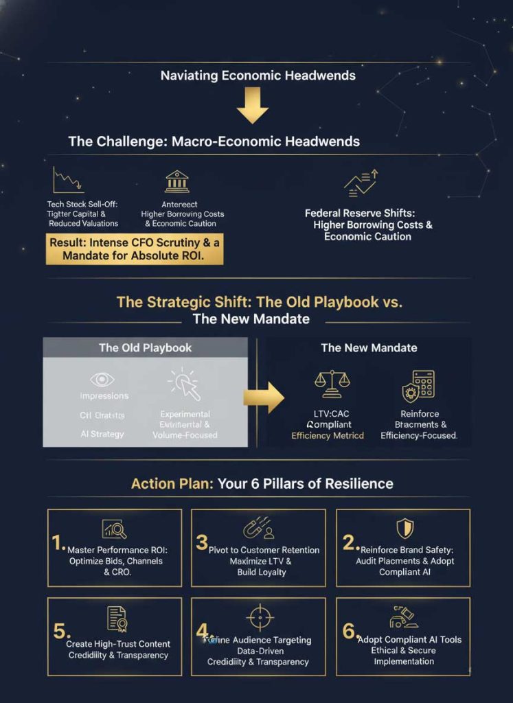Tech Stocks Sell-Off and Fed Shifts: What Digital Marketers Must Change Now (AI hype, ad budgets, and content strategy)