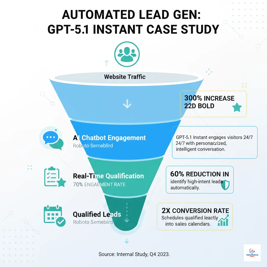 The AI-Powered Lead Generation Funnel - Infographic