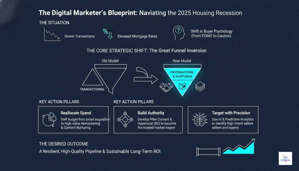 U.S. Housing Market Recession 2025 What Digital Marketers Must Do Now to Protect Traffic, Conversions, and ROI