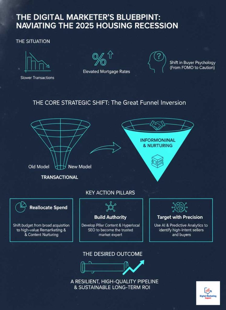 U.S. Housing Market Recession 2025: What Digital Marketers Must Do Now to Protect Traffic, Conversions, and ROI