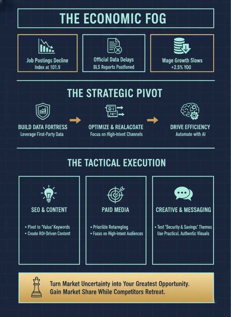 How October’s decline in job postings shapes digital marketing budgets and demand