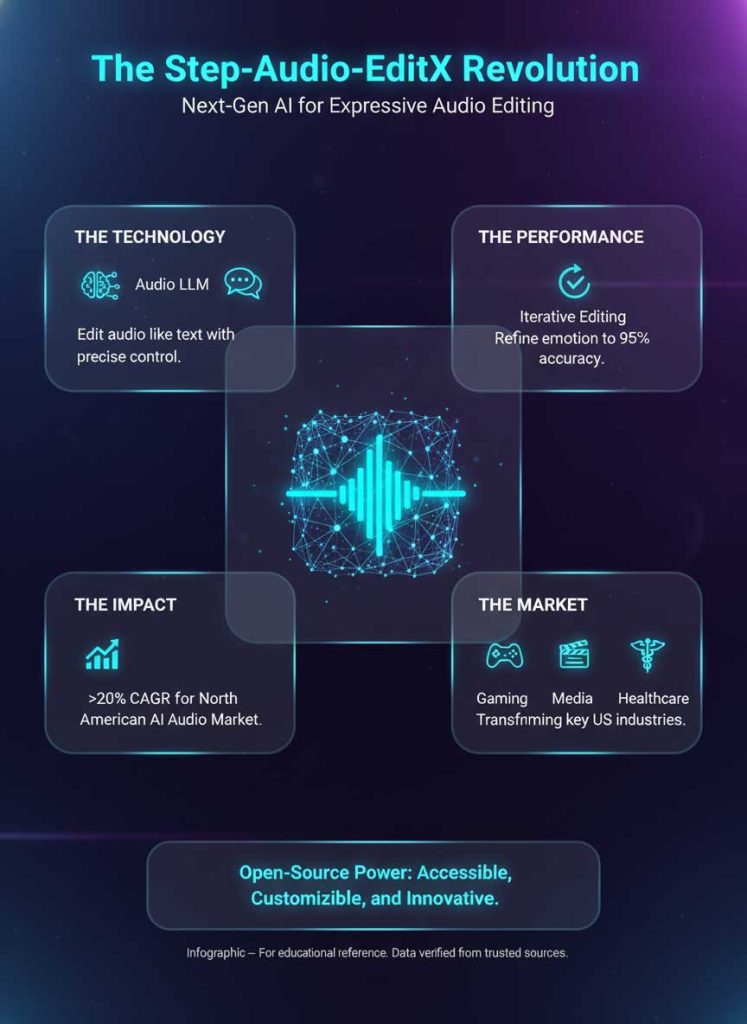 StepFun AI Unveils Step-Audio-EditX Next-Gen Open-Source Model for Superior AI Audio Editing