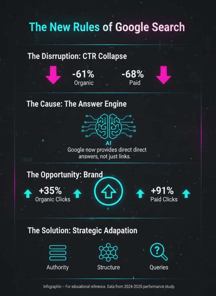 Study Confirms Google’s AI Overviews Are Redefining Organic and Paid CTR Metrics