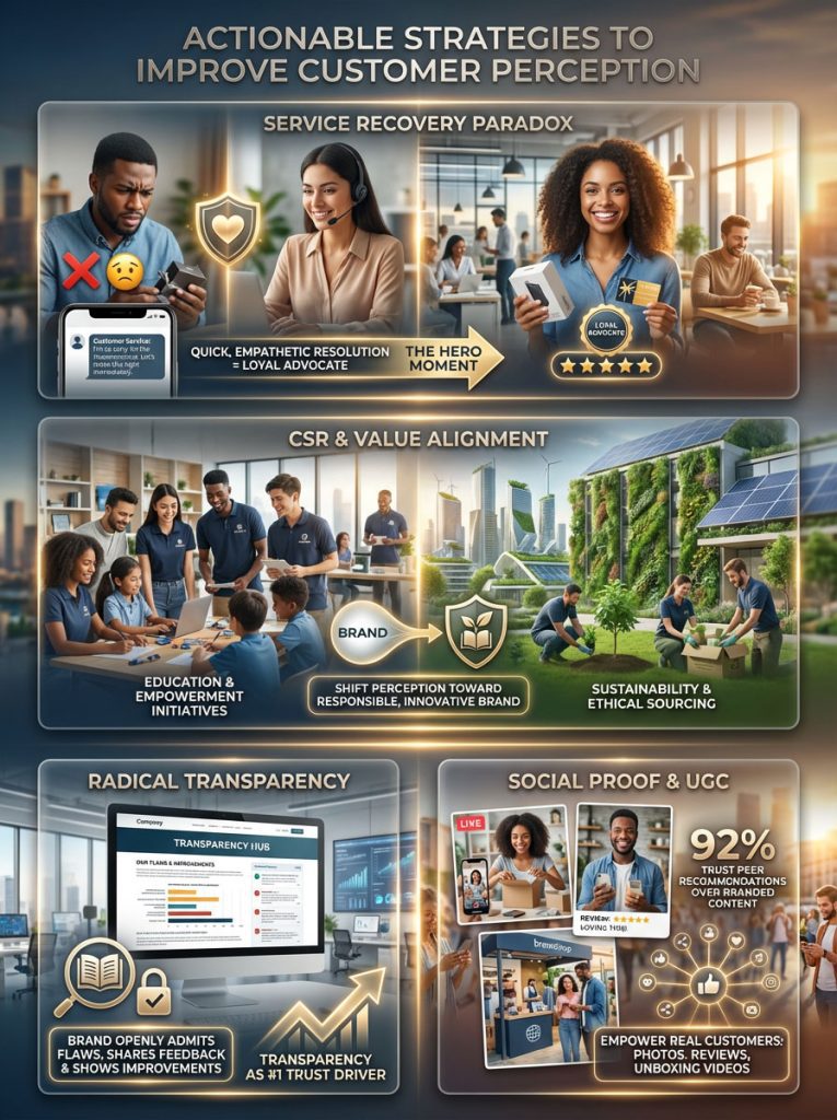 Actionable Strategies for Improving and Fixing Customer Perception