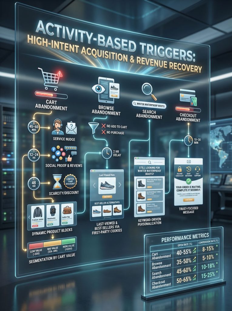 Type 1: Activity-Based Triggers for High Intent Acquisition and Revenue Recovery