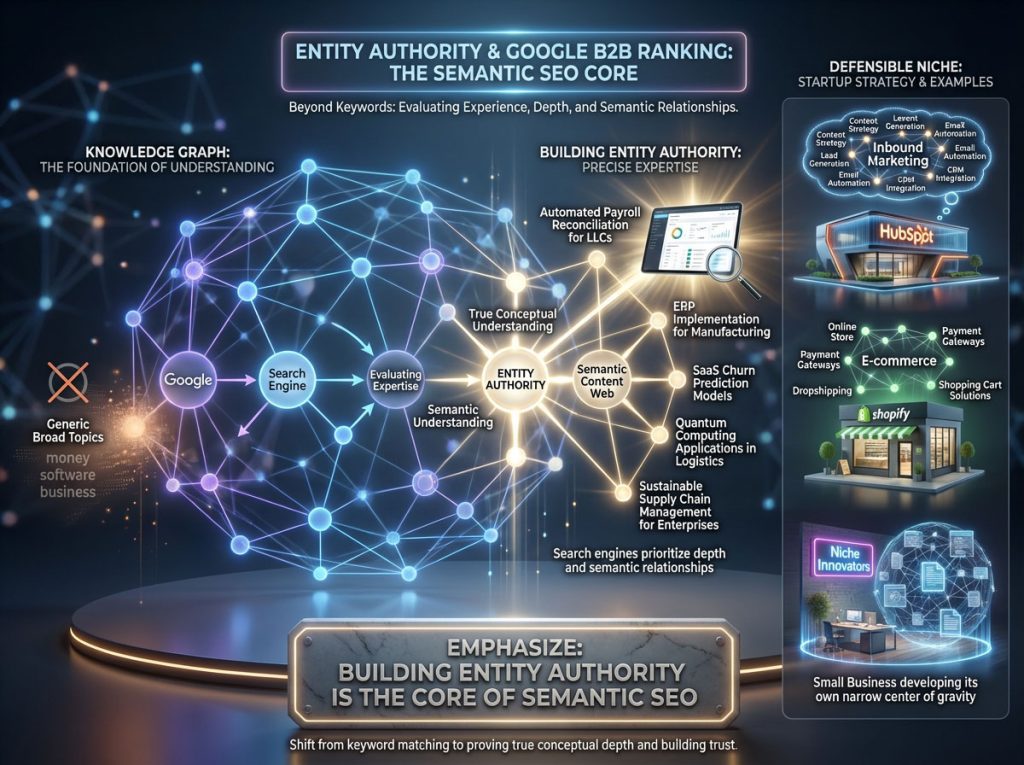 Building Entity Authority: How Google Ranks B2B Content
