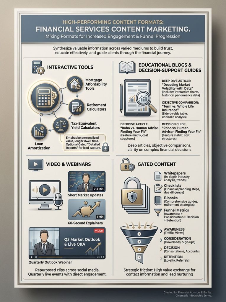 High-Performing Content Formats for Financial Advisors and Banks