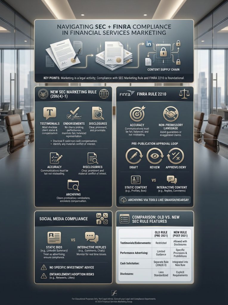 Navigating SEC and FINRA Compliance in Financial Services Marketing