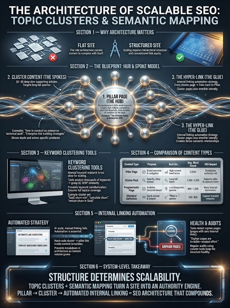 The Architecture: Topic Clusters and Semantic Mapping