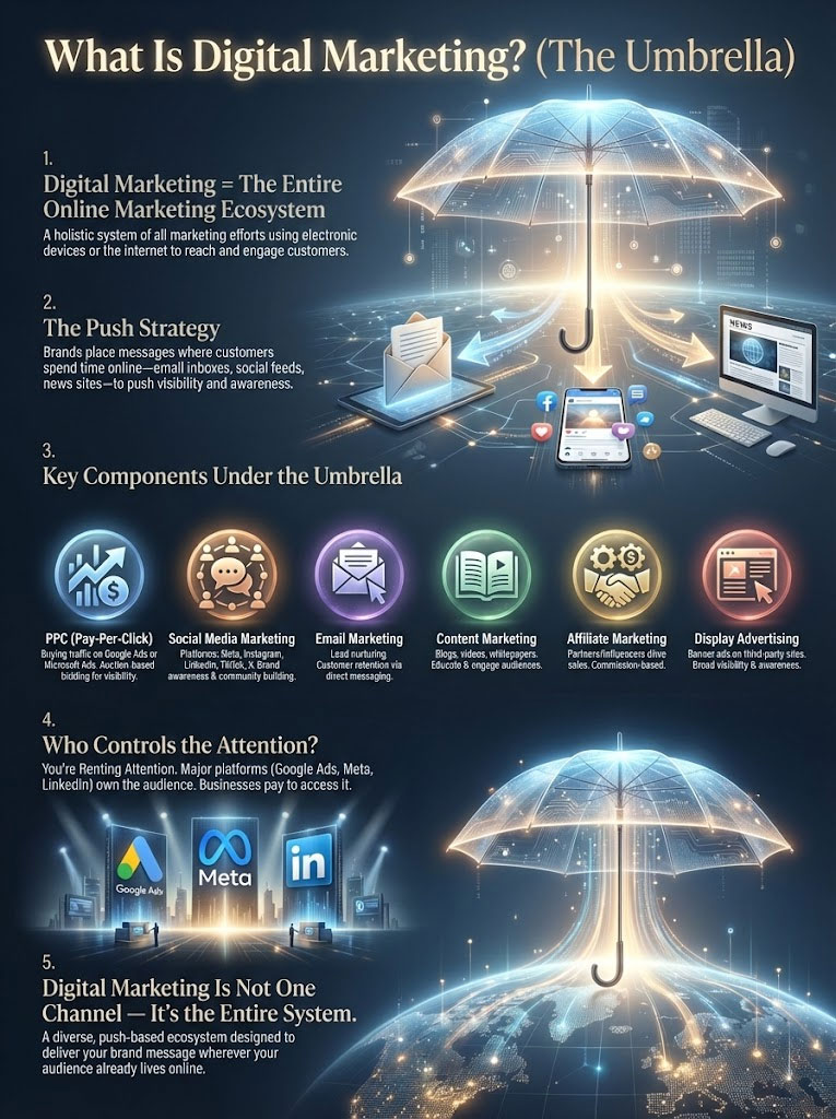 What is Digital Marketing? (The Umbrella)